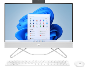All in one - HP 24-cb1005ns, 23.8" Full HD, Intel® Core™ i3-1215U, 8GB RAM, 512GB SSD, W11 H, Blanco
